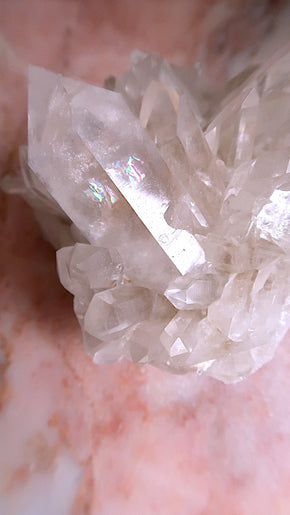 Large Premium Clear Quartz  (with rainbows)