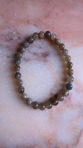 Black Moonstone Bracelet