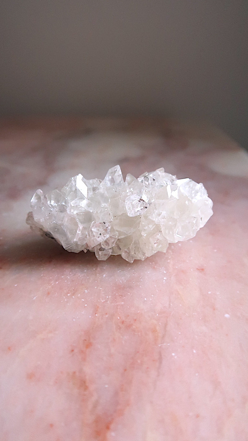 Premium Clear Apophyllite Cluster