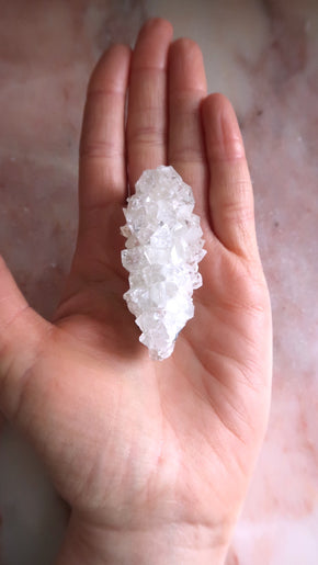 Premium Clear Apophyllite Cluster