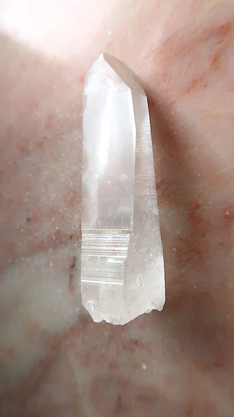 Premium Lemurian Quartz Point