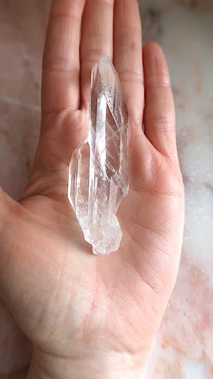 Premium Clear Quartz Double Point