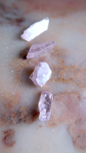 Small Raw Pink Kunzite