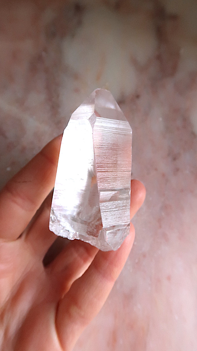 Premium Clear Lemurian Point