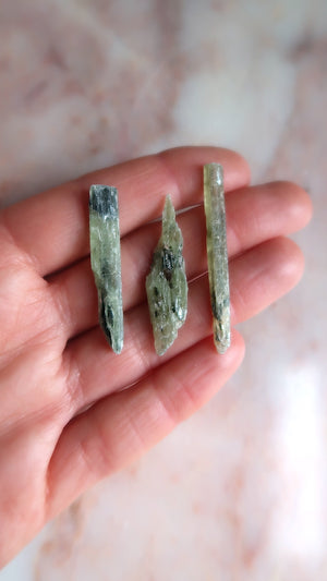 Extra Small Green Kyanite Blades