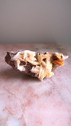 Earthy Peach Baryte Cluster