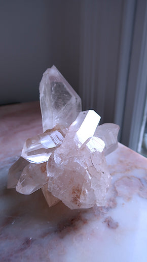 Special: Clear Quartz Cluster (with self-healing)