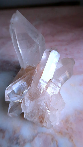Special: Clear Quartz Cluster (with self-healing)