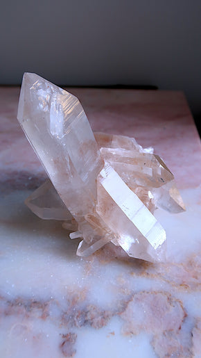 Special: Clear Quartz Cluster (with self-healing)