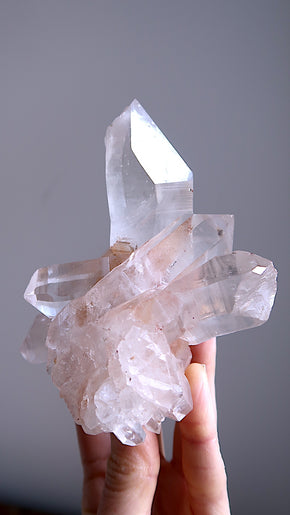 Special: Clear Quartz Cluster (with self-healing)