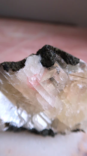 Large Honey & Strawberry Calcite