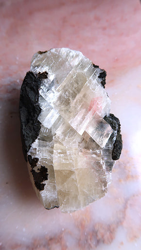 Large Honey & Strawberry Calcite