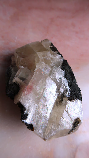 Large Honey & Strawberry Calcite