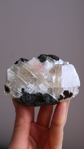 Large Honey & Strawberry Calcite