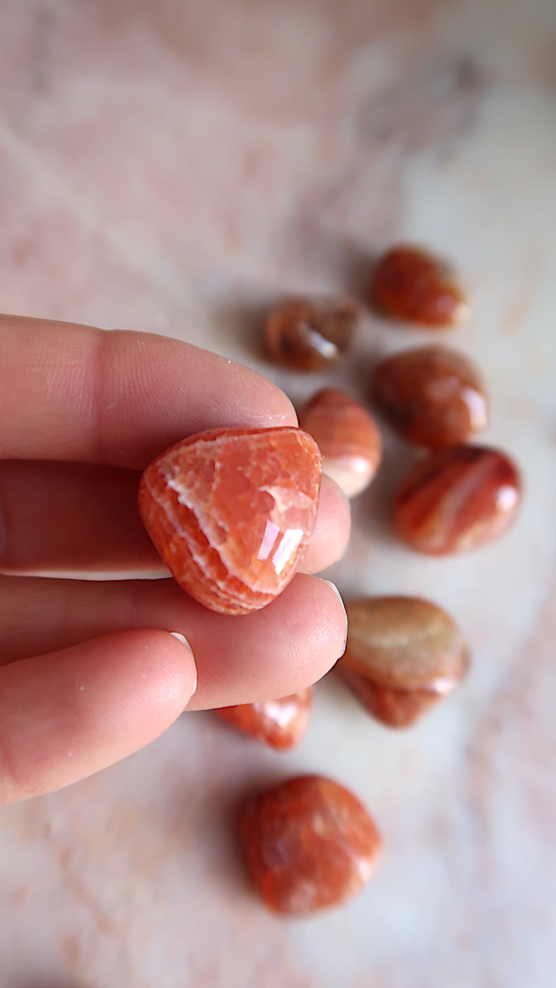 Fire Agate Tumbles