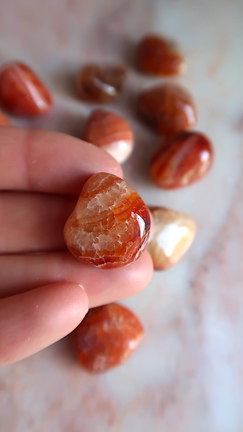 Fire Agate Tumbles