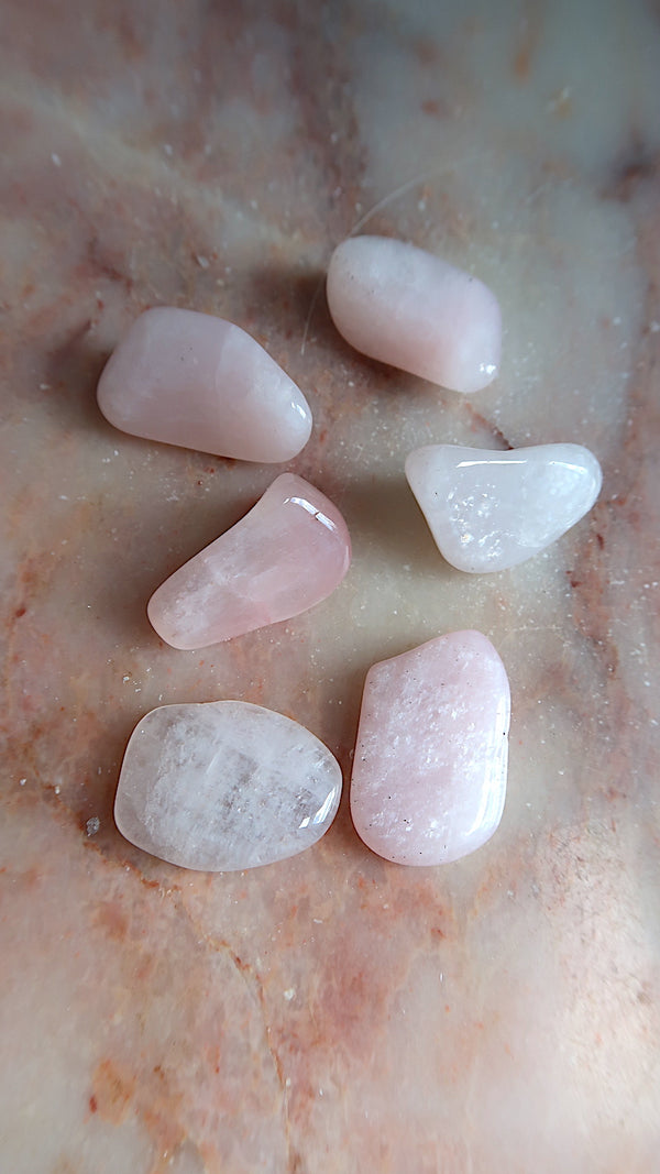 Pink Petalite Tumbles