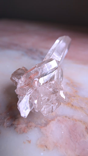 Rare Pink Samadhi Quartz Point