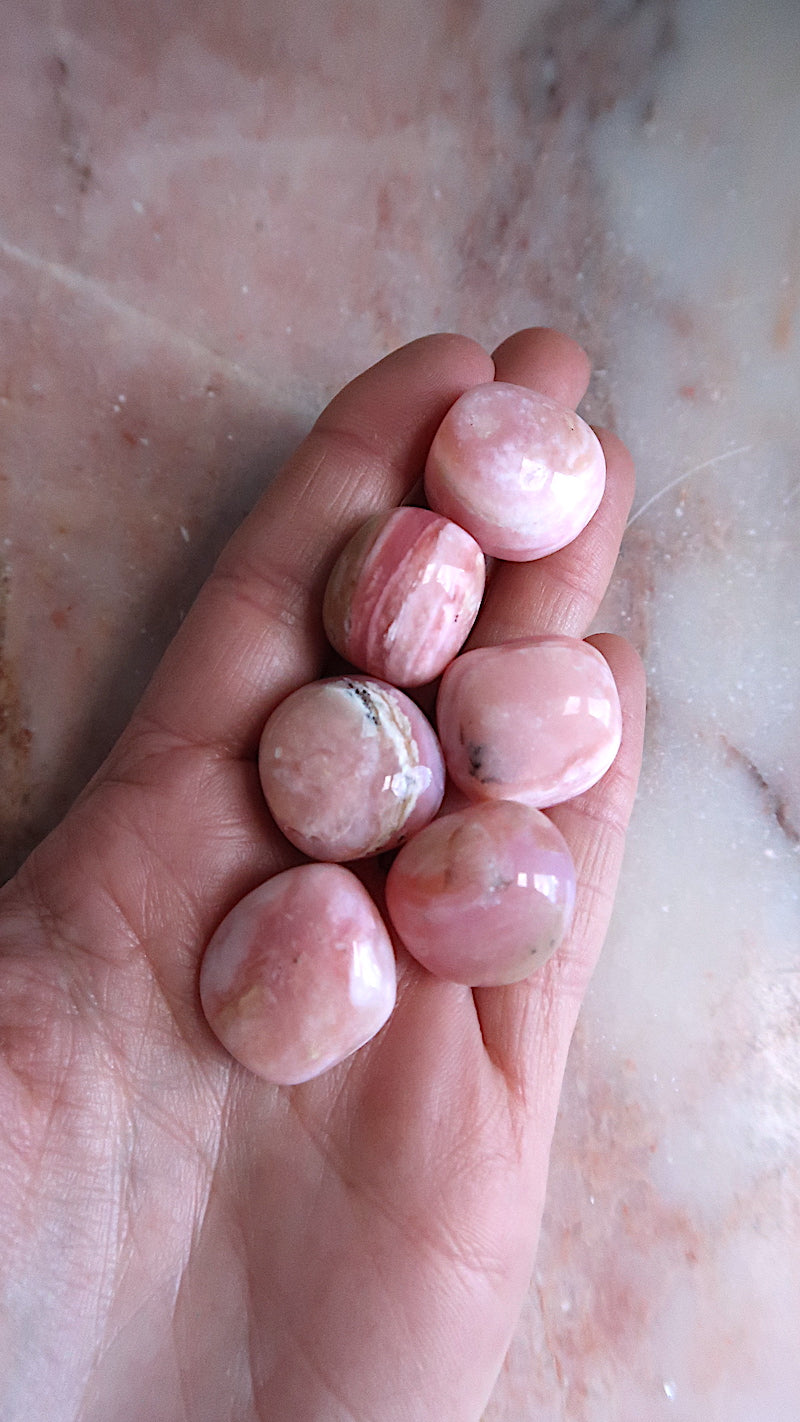 Premium Pink Opal Tumbles
