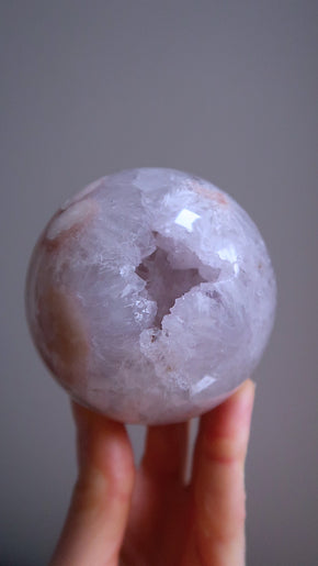 Large Flower Amethyst Sphere