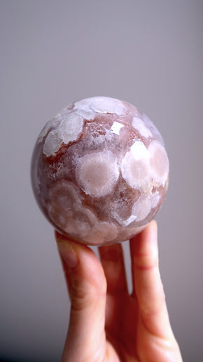 Large Flower Amethyst Sphere