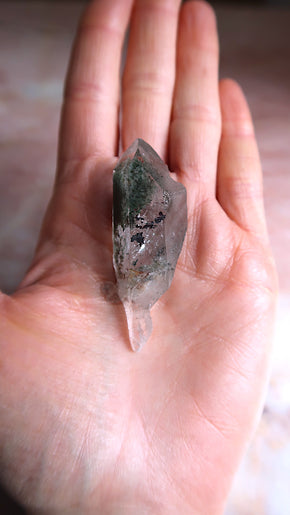 Smokey Phantom Garden Quartz Point