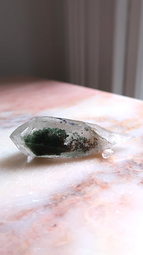 Smokey Phantom Garden Quartz Point
