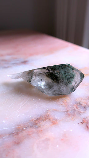 Smokey Phantom Garden Quartz Point