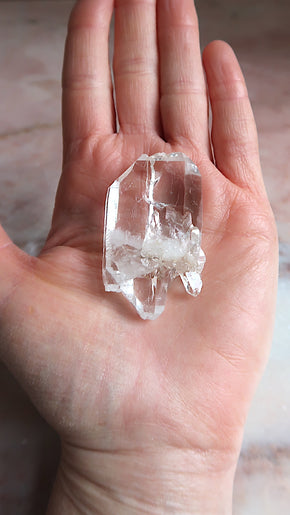 Premium Faden Clear Quartz