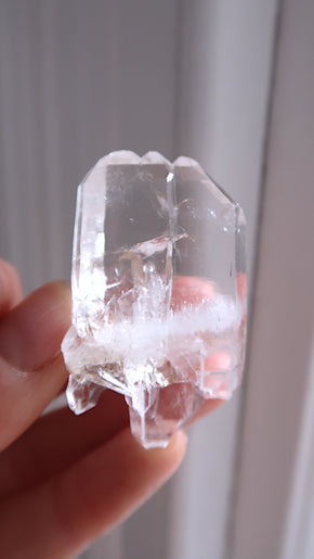 Premium Faden Clear Quartz