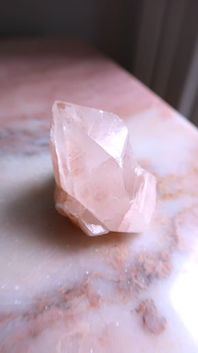 Rare Pink Samadhi Quartz Point