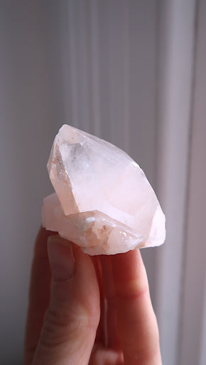 Rare Pink Samadhi Quartz Point