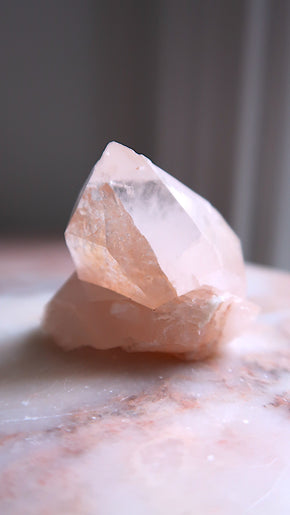 Rare Pink Samadhi Quartz Point