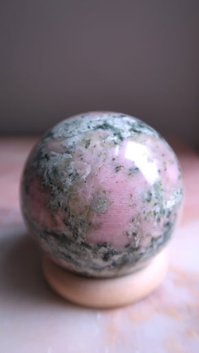 Rhodochrosite Sphere