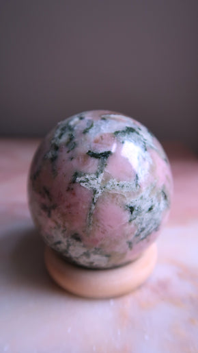 Rhodochrosite Sphere