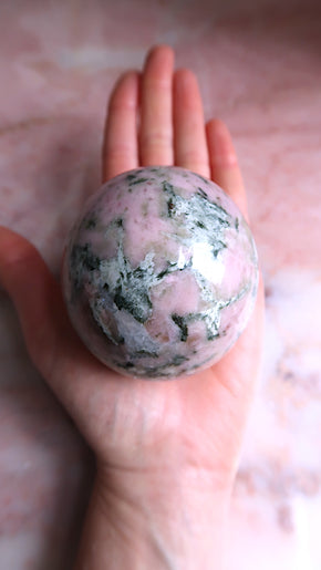 Rhodochrosite Sphere