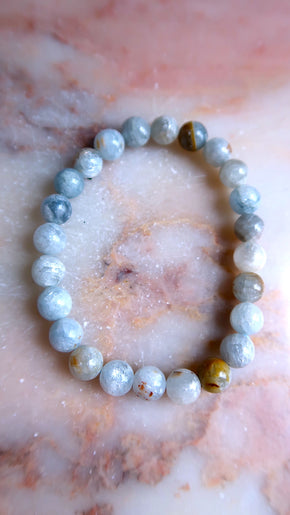 Celestite Bracelet - blissful communication
