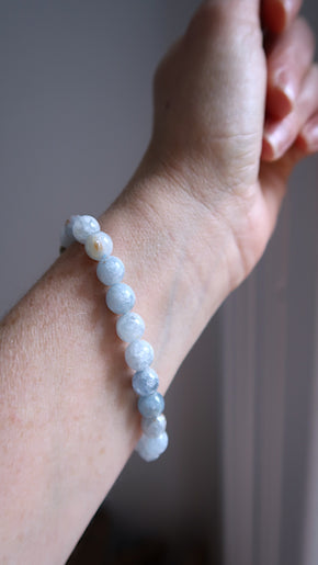 Celestite Bracelet - blissful communication