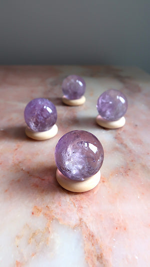 Premium Amethyst Spheres