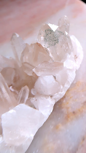 Rare Pink Samadhi Quartz Point
