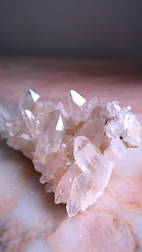 Rare Pink Samadhi Quartz Point