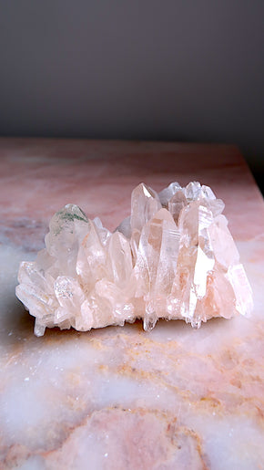 Rare Pink Samadhi Quartz Point