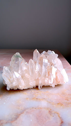 Rare Pink Samadhi Quartz Point