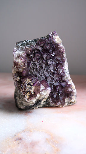 British Purple Fluorite Cluster