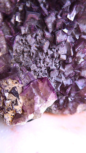 British Purple Fluorite Cluster