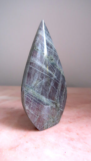 Pink Labradorite Point
