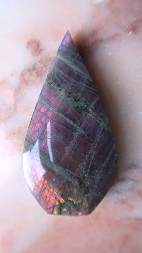 Pink Labradorite Point
