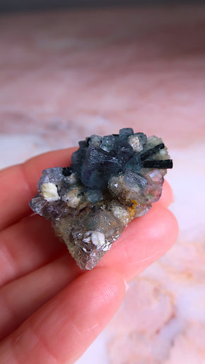 Blue Fluorite Cluster