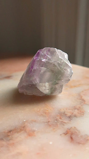 Raw Rainbow Fluorite