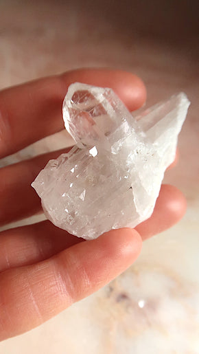 Clear Quartz - Points growing in many directions